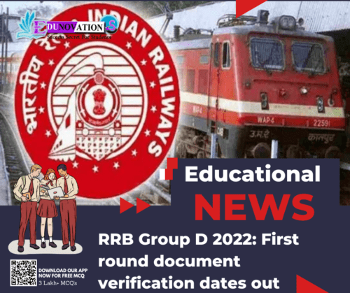 RRB Group D 2022: First round document verification dates out