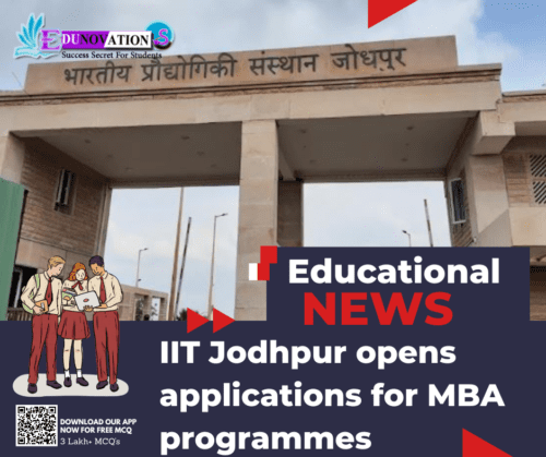 IIT Jodhpur opens applications for MBA programs