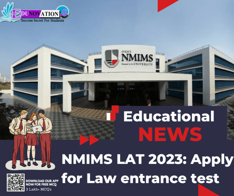 NMIMS LAT 2023: Apply For Law Entrance Test - Edunovations