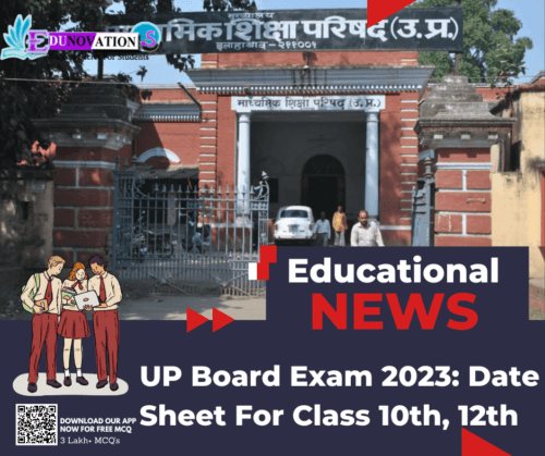 UP Board Exam 2023: Date Sheet For Class 10th, 12th
