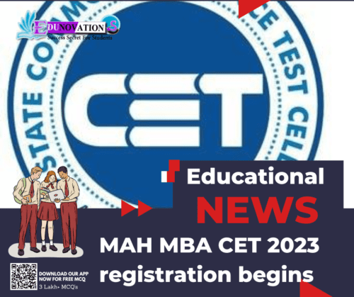 MAH MBA CET 2023 registration begins