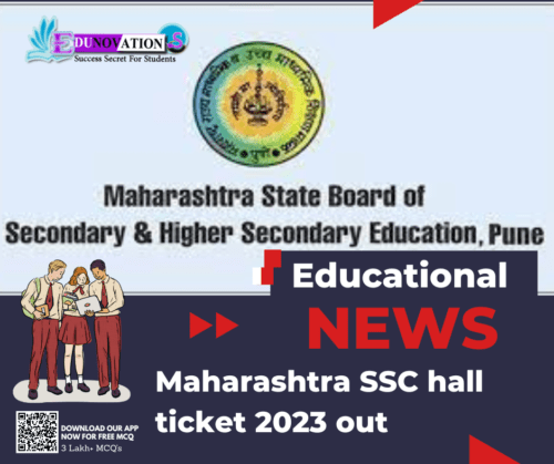 Maharashtra SSC hall ticket 2023 out