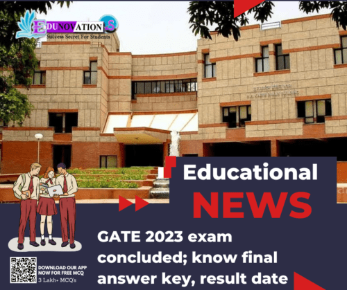 GATE 2023 exam concluded; know final answer key, result date