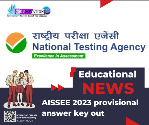 AISSEE 2023 provisional answer key out