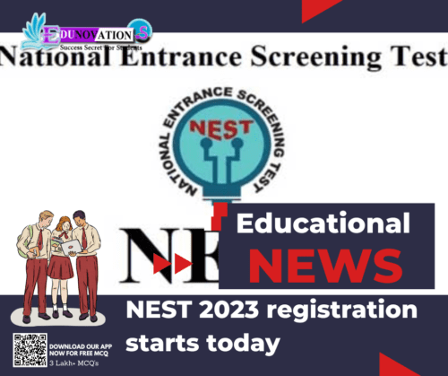 NEST 2023 registration starts today