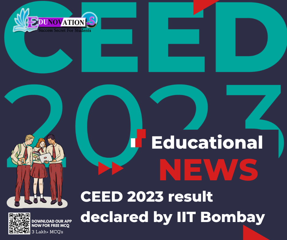 CEED 2023 result declared by IIT Bombay