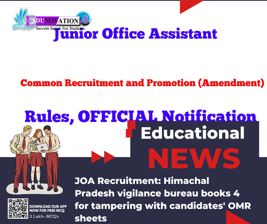 JOA Recruitment: Himachal Pradesh vigilance bureau books 4 for tampering with candidates' OMR sheets