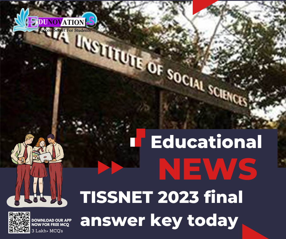 TISSNET 2023 Final Answer Key Today - Edunovations