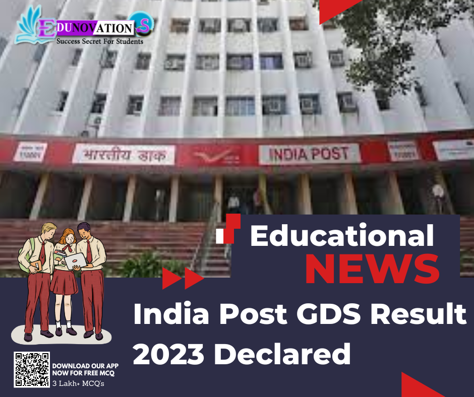 India Post GDS Result 2023 Declared