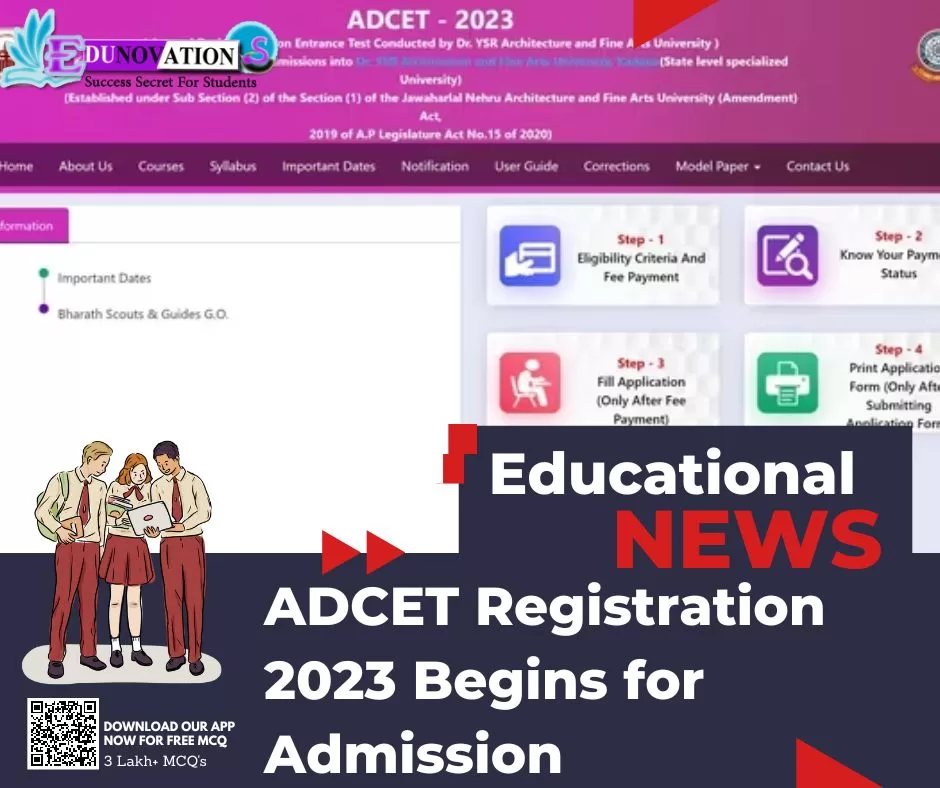 ADCET Registration 2023 Begins for Admission