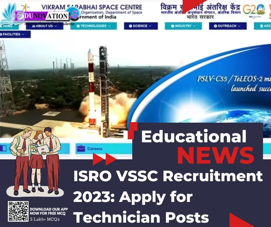 ISRO VSSC Recruitment 2023: Apply for Technician Posts