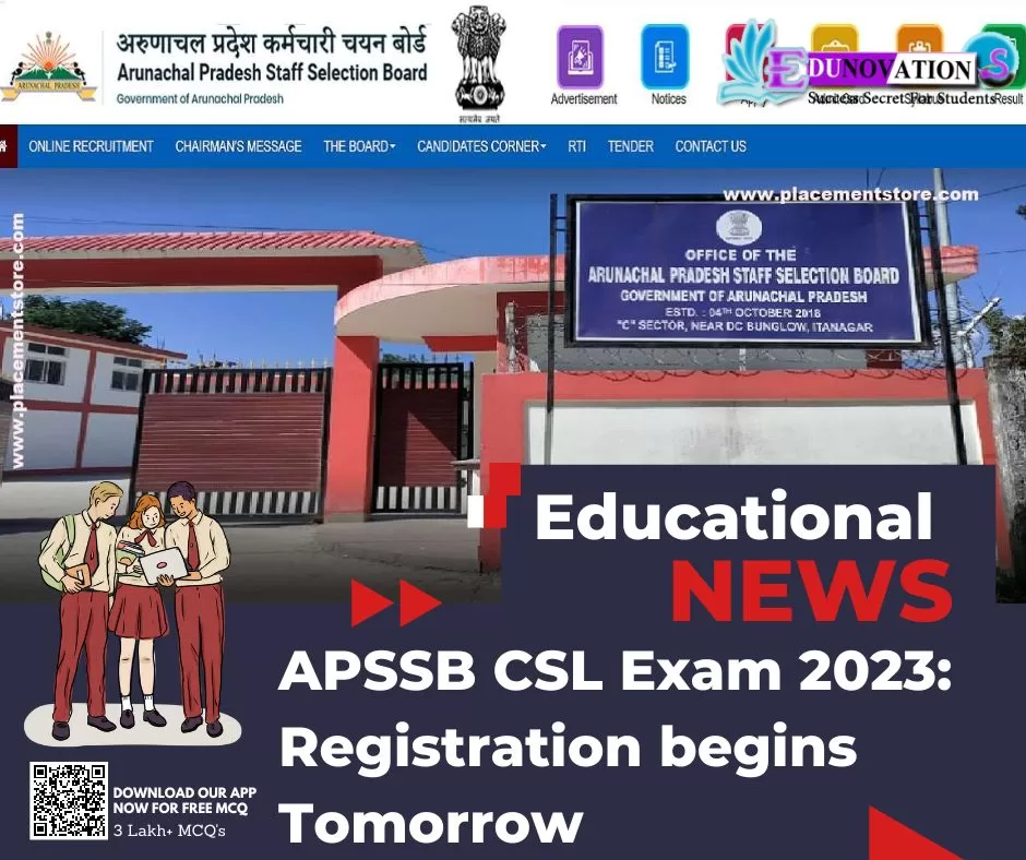 APSSB CSL Exam 2023: Registration begins Tomorrow