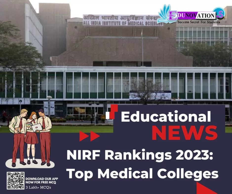 NIRF Rankings 2023 Top Medical Colleges Edunovations