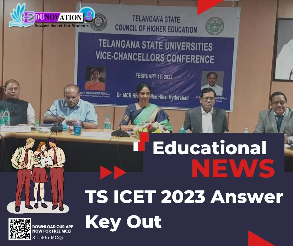 TS ICET 2023 Answer Key Out