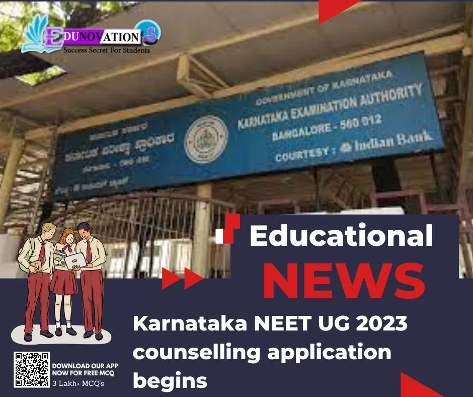 Karnataka NEET UG 2023 counselling application begins