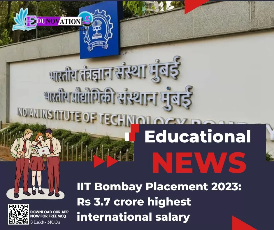 IIT Bombay Placement 2023: Rs 3.7 crore highest international salary