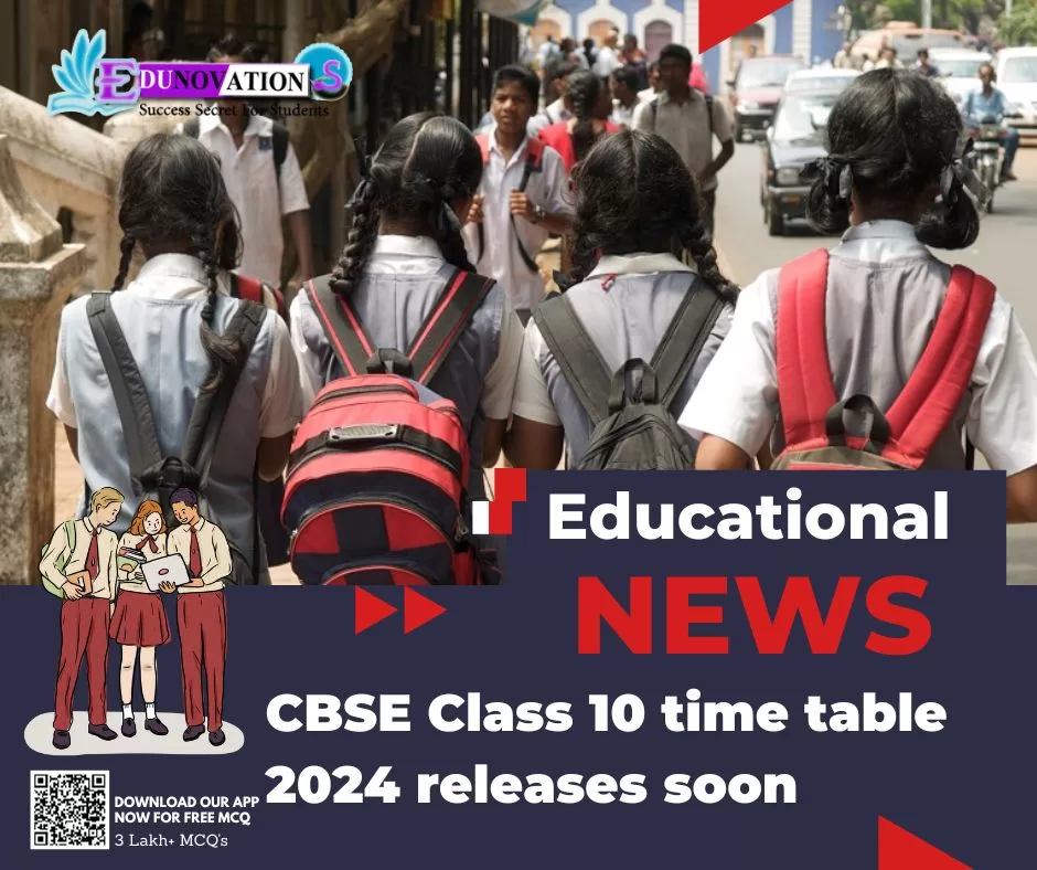 CBSE Class 10 time table 2024 releases soon Edunovations