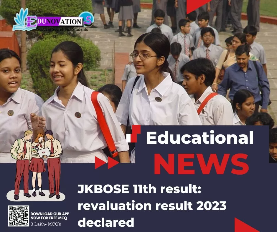 JKBOSE 11th Result: Revaluation Result 2023 Declared - Edunovations