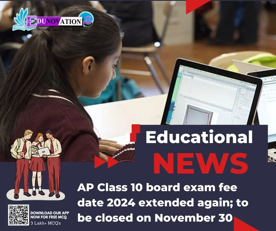 AP Class 10 board exam fee date 2024 extended again; to be closed on