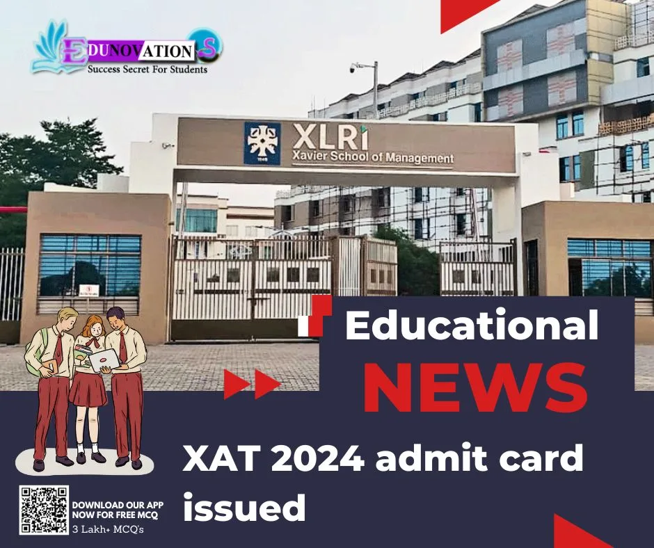 XAT 2024 admit card issued Edunovations