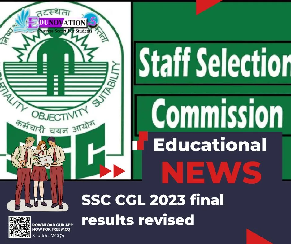 SSC CGL 2023 Final Results Revised - Edunovations