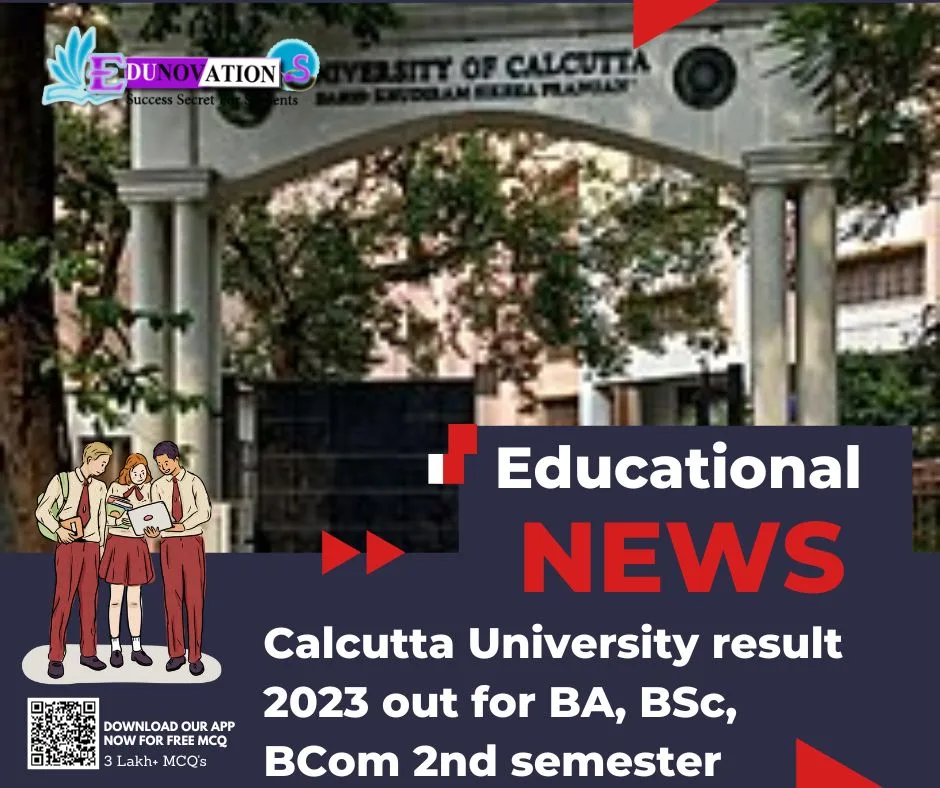 Calcutta University Result 2023 Out For BA, BSc, BCom 2nd Semester ...