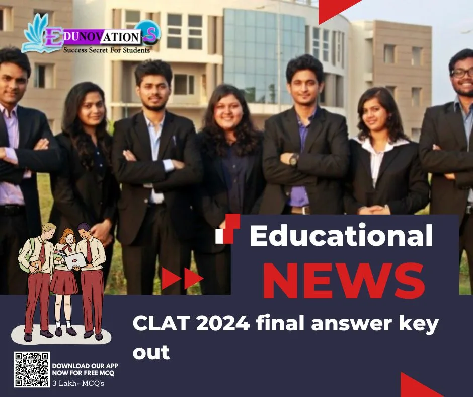 CLAT 2024 Final Answer Key Out - Edunovations