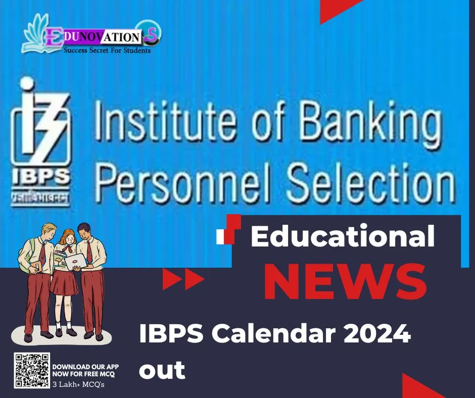 IBPS Calendar 2024 out Edunovations