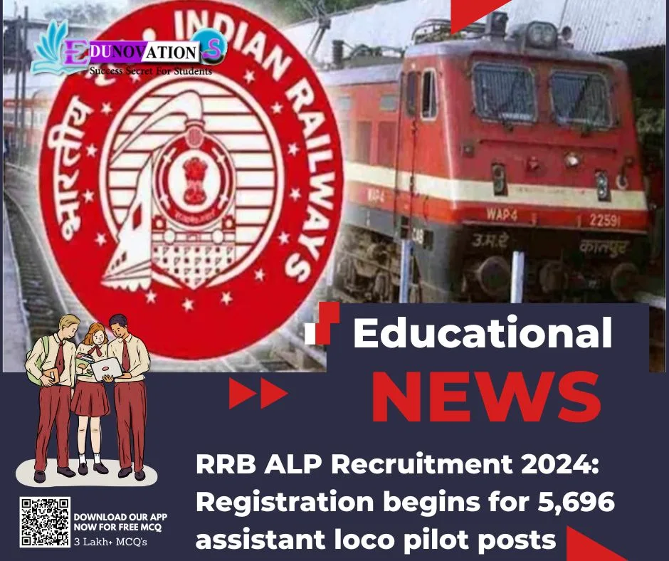 RRB ALP Recruitment 2024 Registration begins for 5,696 assistant loco