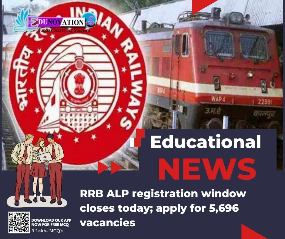 RRB ALP registration window closes today; apply for 5,696 vacancies