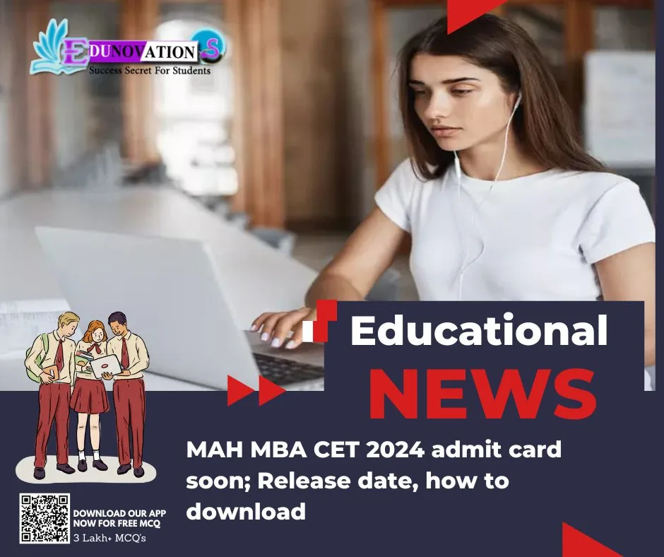 Mah Mba Cet 2024 Admit Card Soon Release Date How To Download