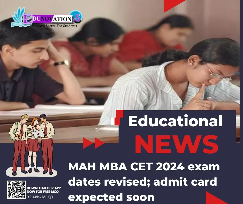 MAH MBA CET 2024 exam dates revised; admit card expected soon