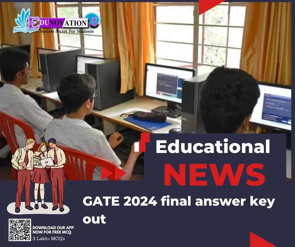 GATE 2024 Final Answer Key Out - Edunovations