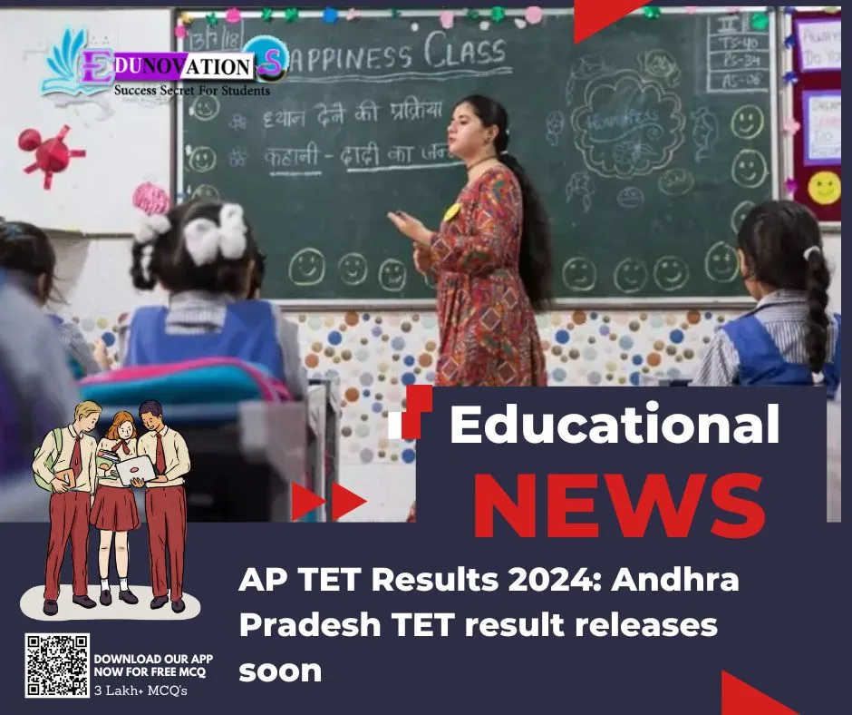 AP TET Results 2024 Andhra Pradesh TET result releases soon Edunovations