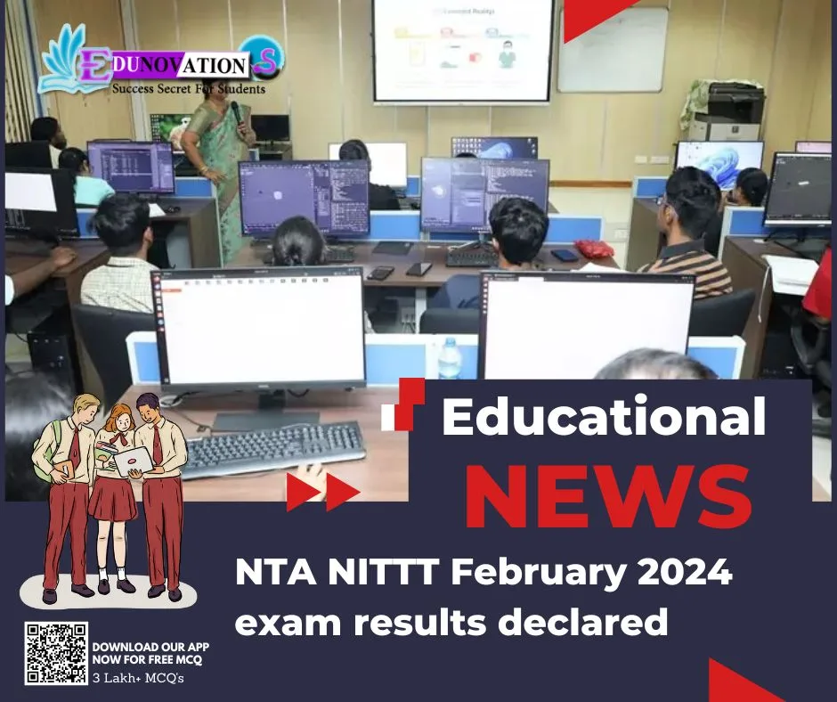 NTA NITTT February 2024 exam results declared