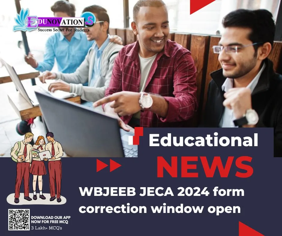 WBJEEB JECA 2024 form correction window open