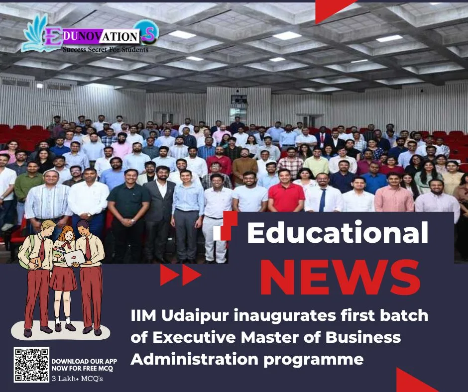 IIM Udaipur inaugurates first batch of Executive Master of Business Administration programme