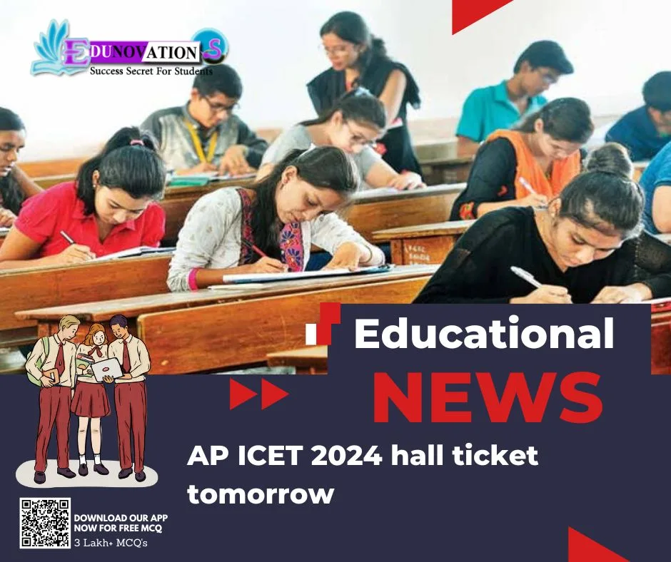 AP ICET 2024 hall ticket tomorrow