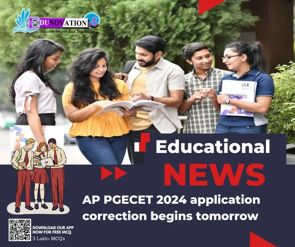 AP PGECET 2024 application correction begins tomorrow