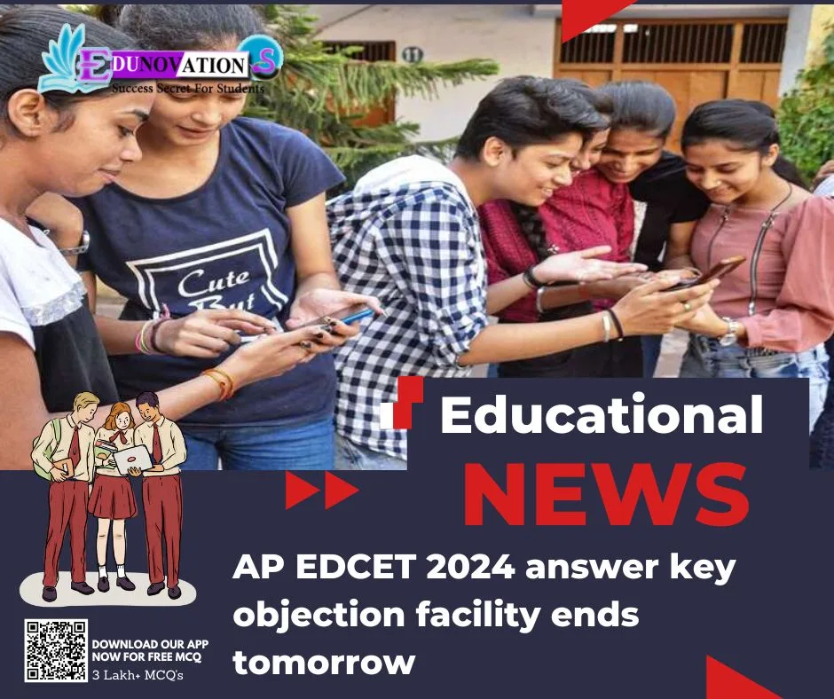 AP EDCET 2024 answer key objection facility ends tomorrow - Edunovations