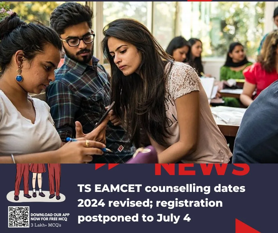 TS EAMCET counselling dates 2024 revised; registration postponed to