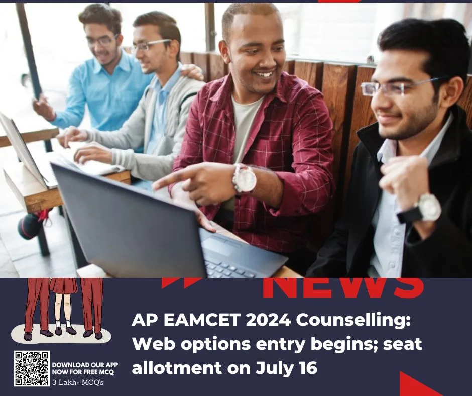 AP EAMCET 2024 Counselling: Web options entry begins; seat allotment on July 16