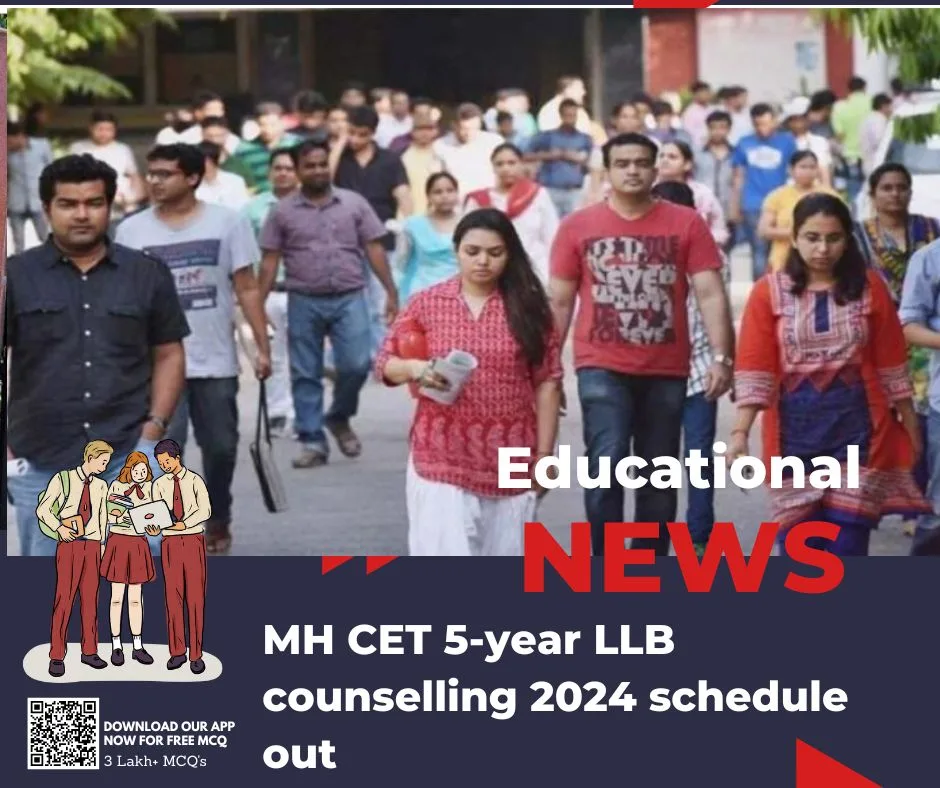 MH CET 5-year LLB counselling 2024 schedule out
