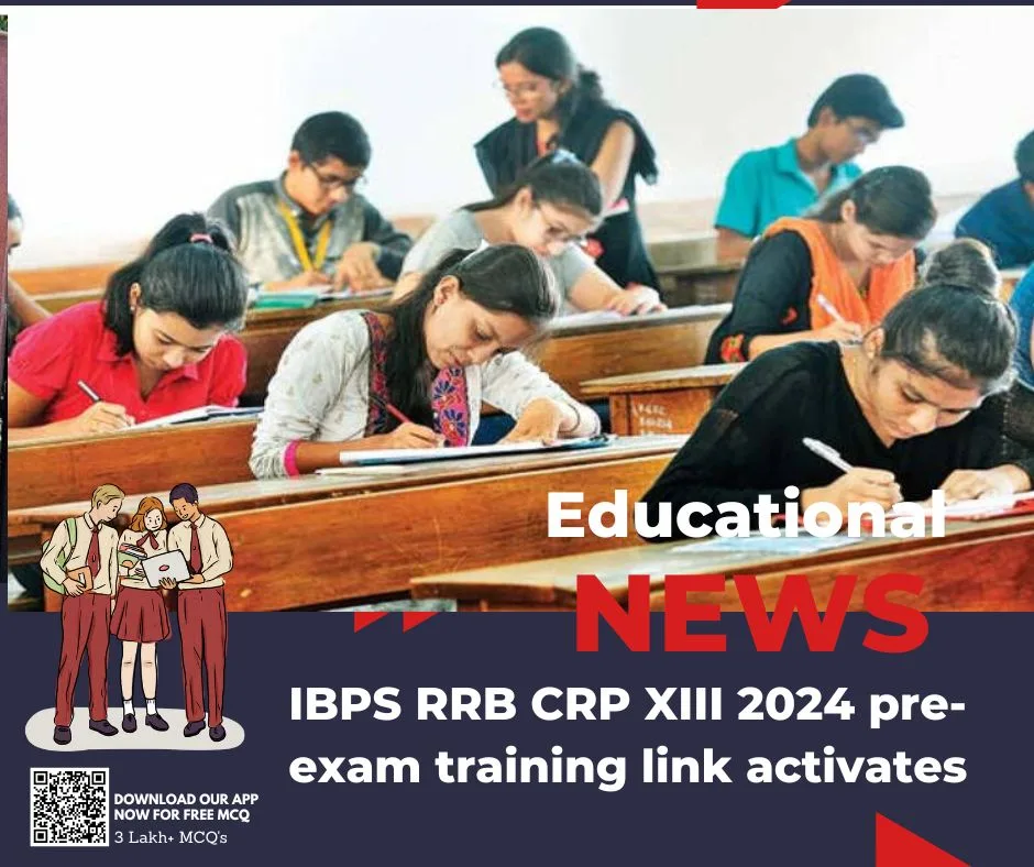 IBPS RRB CRP XIII 2024 pre-exam training link activates