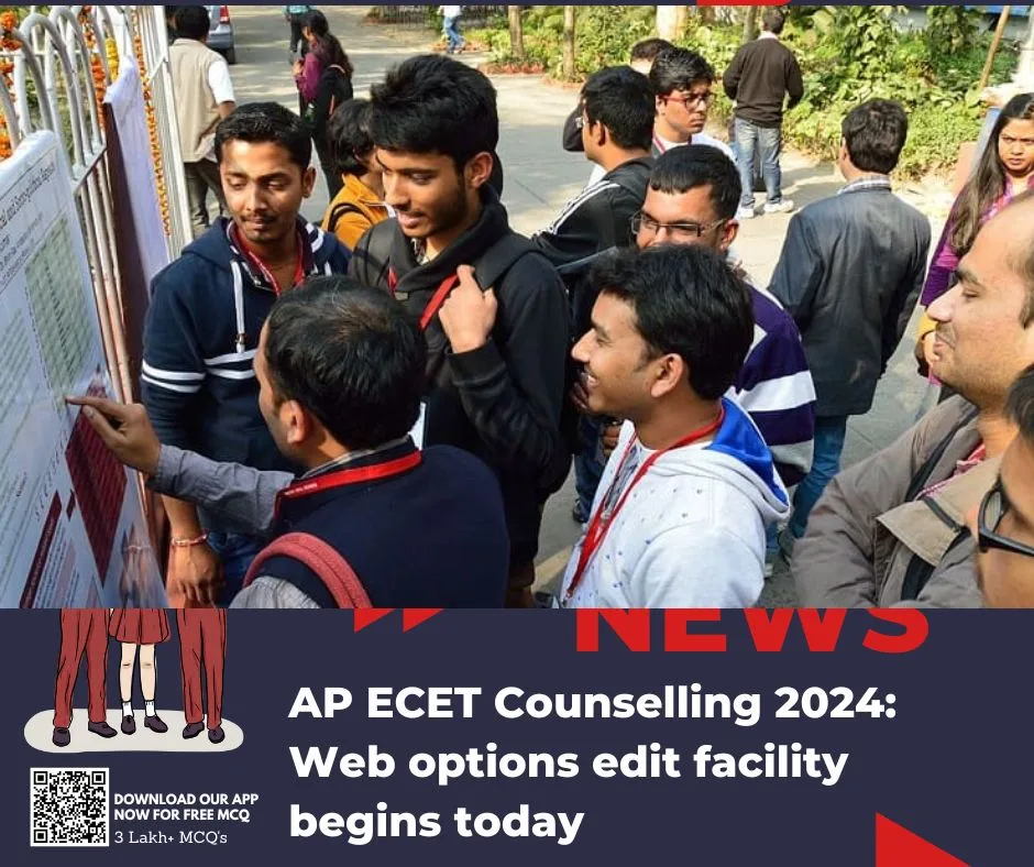 AP ECET Counselling 2024 Web options edit facility begins today