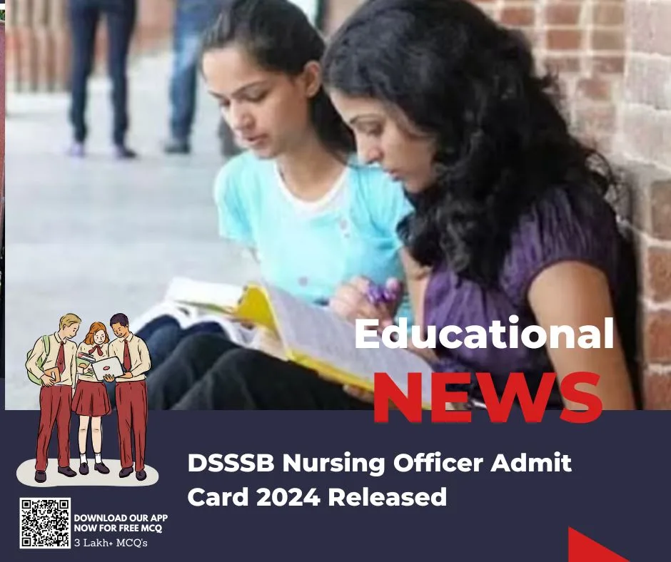 DSSSB Nursing Officer Admit Card 2024 Released