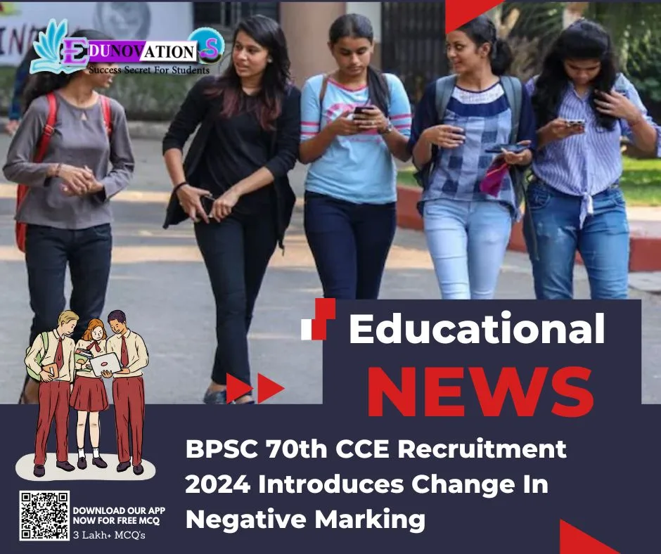 BPSC 70th CCE Recruitment 2024 Introduces Change In Negative Marking
