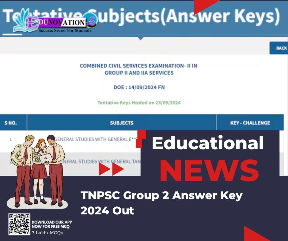 TNPSC Group 2 Answer Key 2024 Out