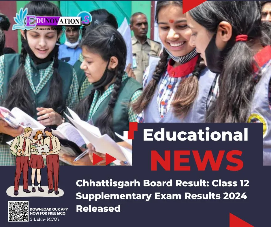 Chhattisgarh Board Result: Class 12 Supplementary Exam Results 2024 Released
