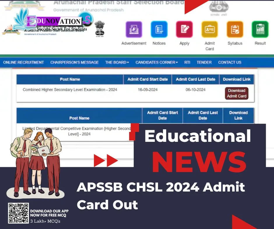 APSSB CHSL 2024 Admit Card Out